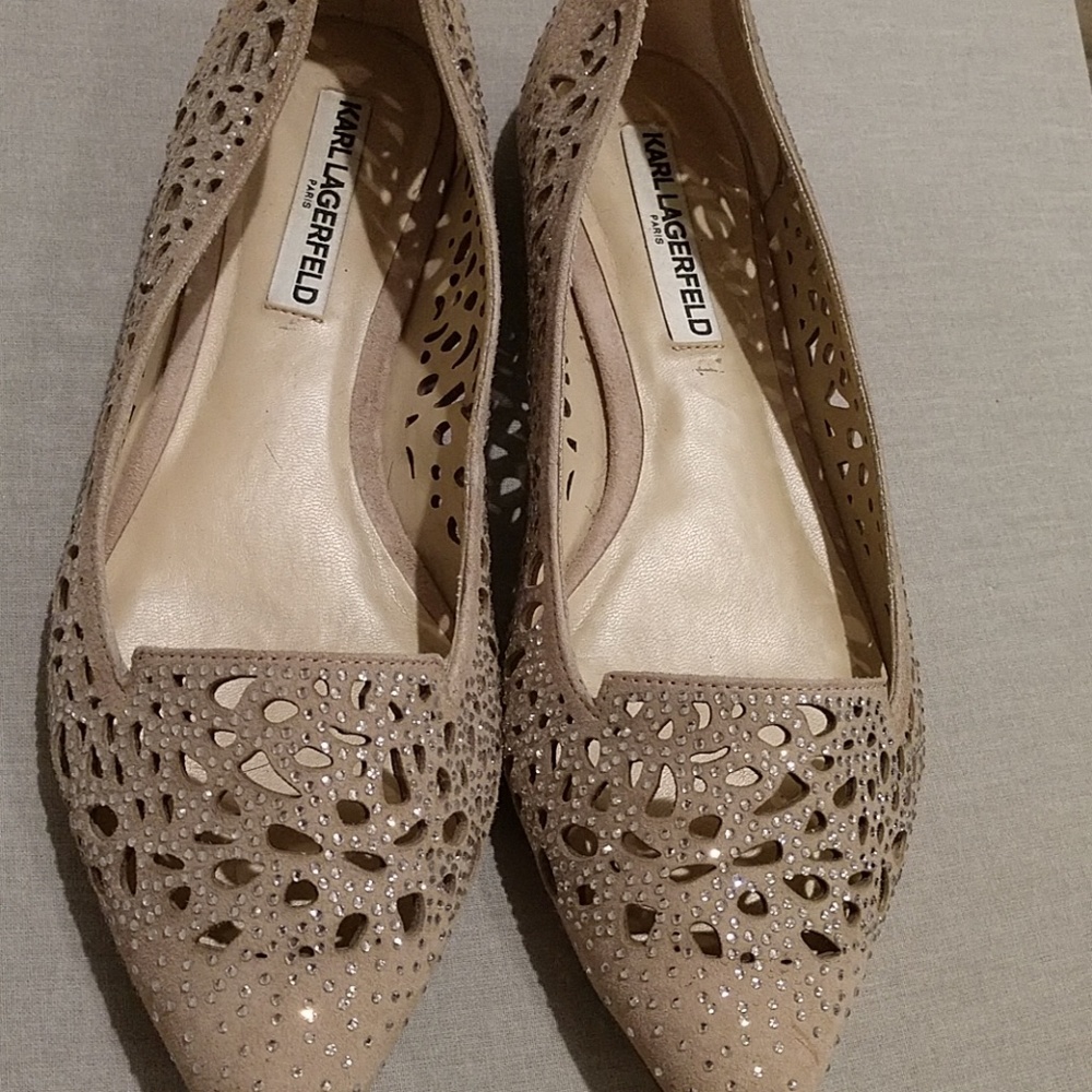 Karl Lagerfeld flats